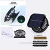 Solar-Powered Rechargeable Hat Fan: Three-Speed Adjustable, 800mAh Battery, Compact Cooling Solution.