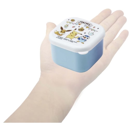 Skater Mini Seal Container Storage Container Side Dishes 130ml Set of 2 Pokemon Cafe Art MO1WAG-A