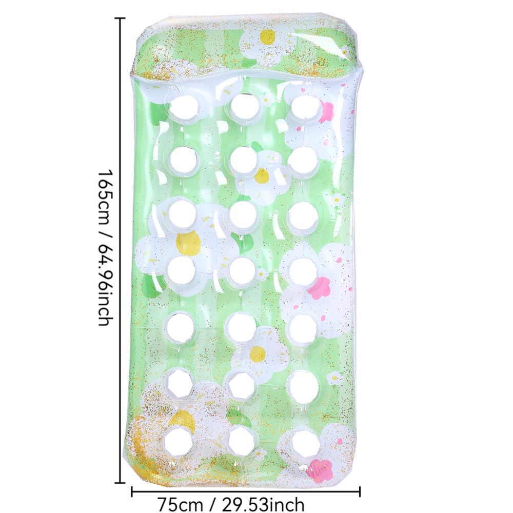 New Style Daisy Stripe Inflatable Pool Float Lounger