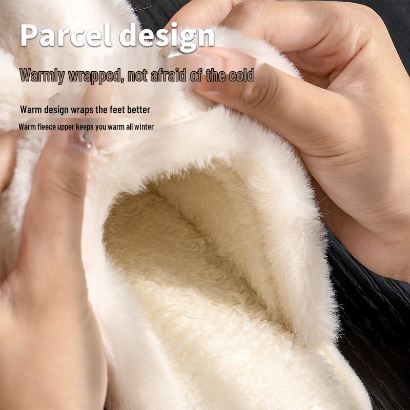 Grace Women's Fluffy Warm Cotton Slippers