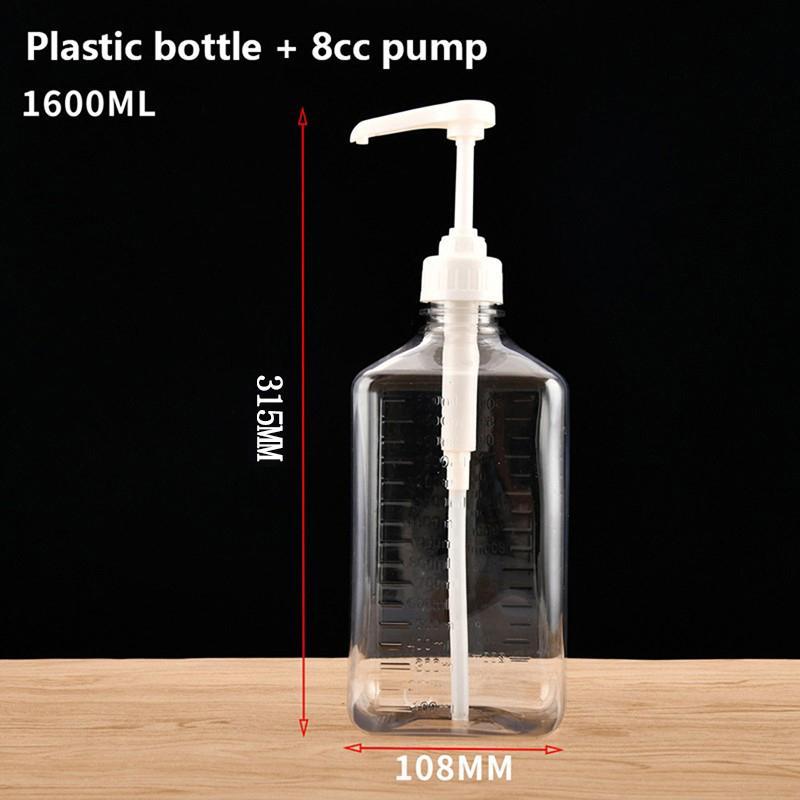 Pump Coffee Milk Tea Dispenser Syrup Pump White Liquid Dispenser For Syrup 10CC Juice Bottle Dispenser Pump