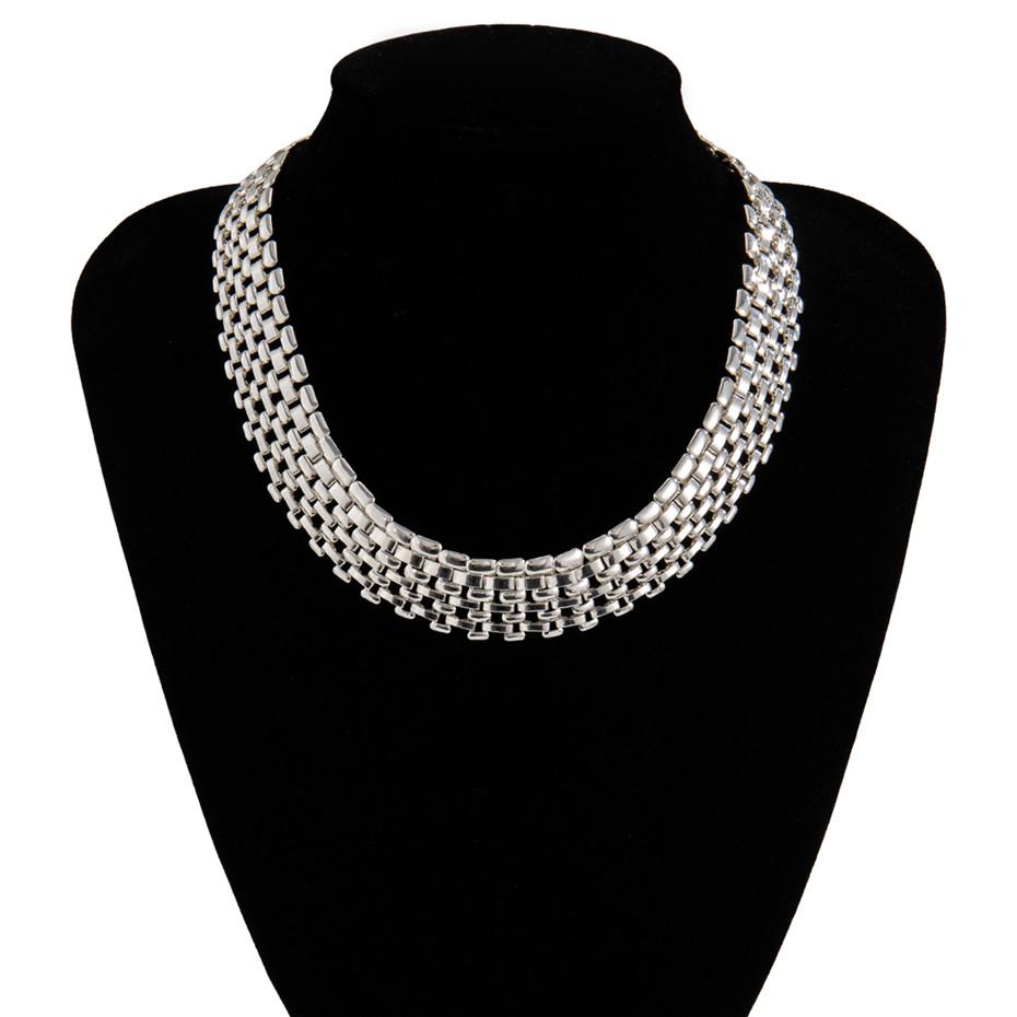 

Exaggerated Cuban Chunky Thick Chain Necklace Women High Quality Big Iron Metal Silver Color Necklace Neck Jewelry Steampunk Men