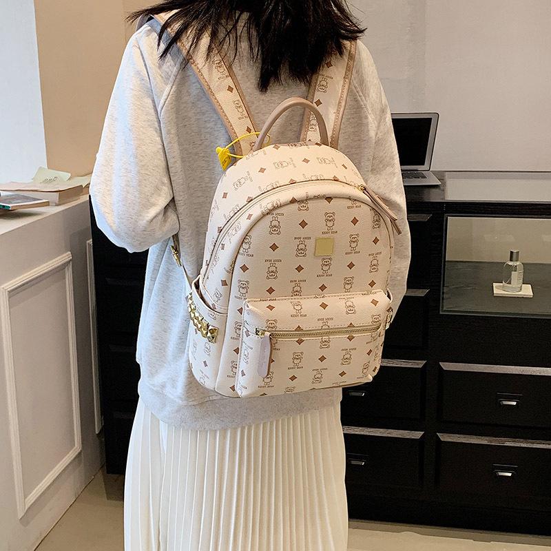 Women's Bag, New Style for Summer, American Vintage Fashion, Niche Backpack, Korean Style, Instagrammable, Dual-purpose Women's Bag