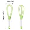 Compact Handheld Rotary Egg Whisk Ergonomic Beater With Foaming Wires For Cake Batter Mixing And Cream Blending