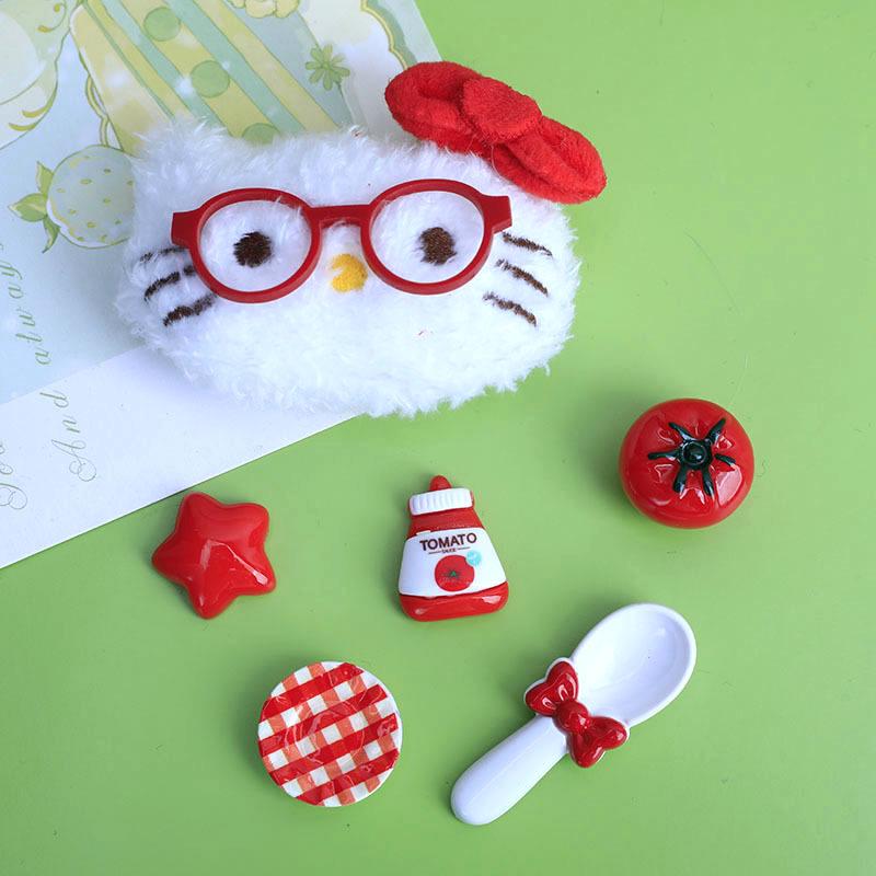 Xiaohongshu-Style Shoe and Hair Accessories: Hole Shoes Decorations, Hair Clips, Ties, Refrigerator Magnets