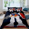 3D printed Mobile Suit Gundam bedding set, printed single duvet cover and pillowcase three-piece set, available in children's