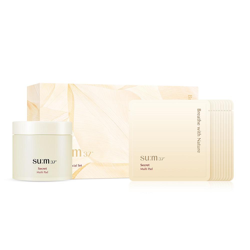 

SU:M37 Secret Multi Pad Special Set (70 Pads) - Fermented Hydrating & Gentle Exfoliating Toner Pads for Glowing Skin
