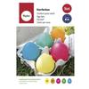 Eierfärbeset - RAYHER - 5 Farben - Mehrfarbig - Für Ostern - Einfach zu verwenden