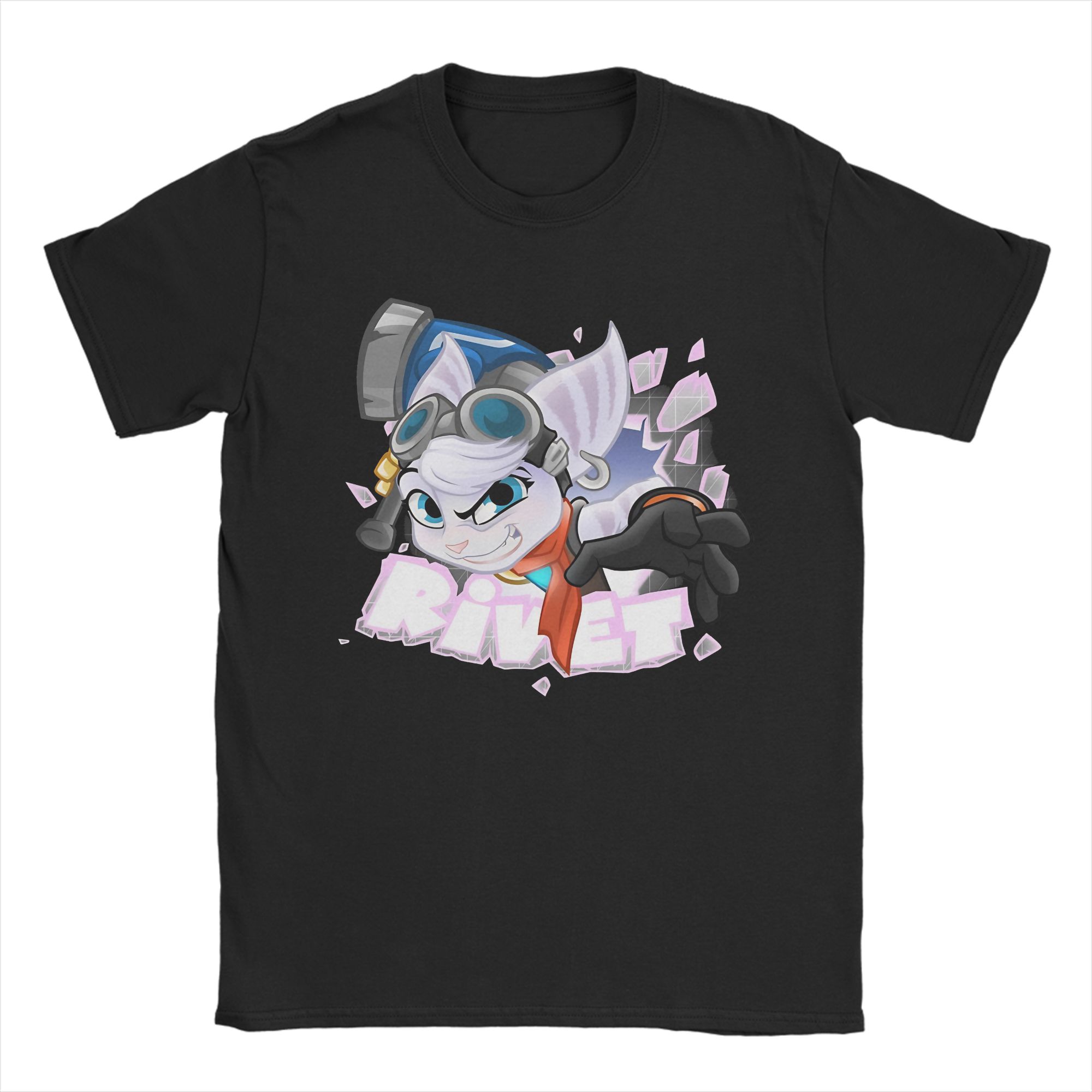 

Men Women Ratchet And Clank T Shirt 100% Cotton Printed Tee Shirts Clothing Outfits 4XL