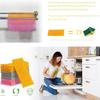 5pcs Household Kitchen Anti-Scratch Dish Wash Net Microfiber 3D Cleaning Mesh Cloth Reusable Dishwashing Cloth Scouring Pads