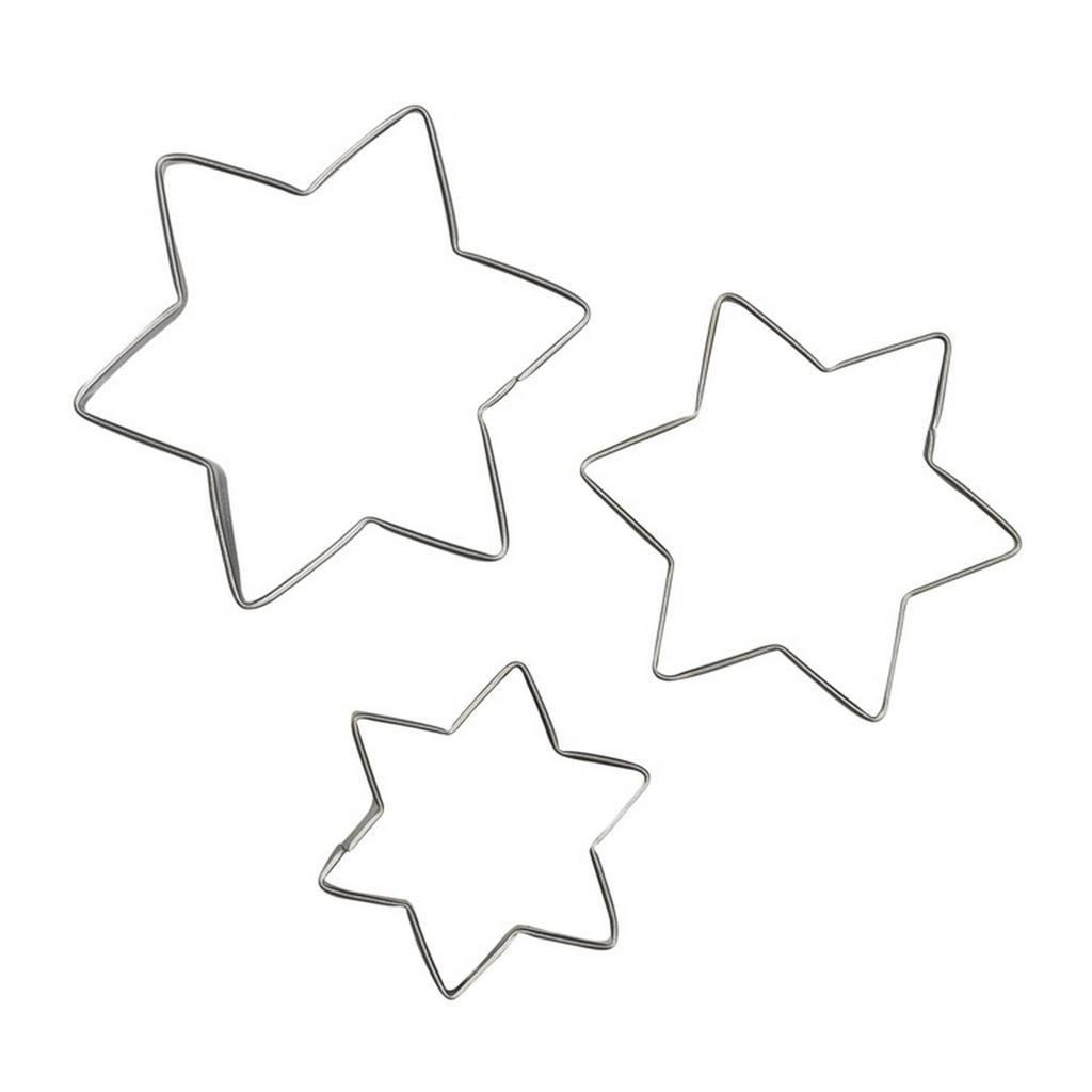 Tala Star Cookie Cutters Set (Pack of 3)