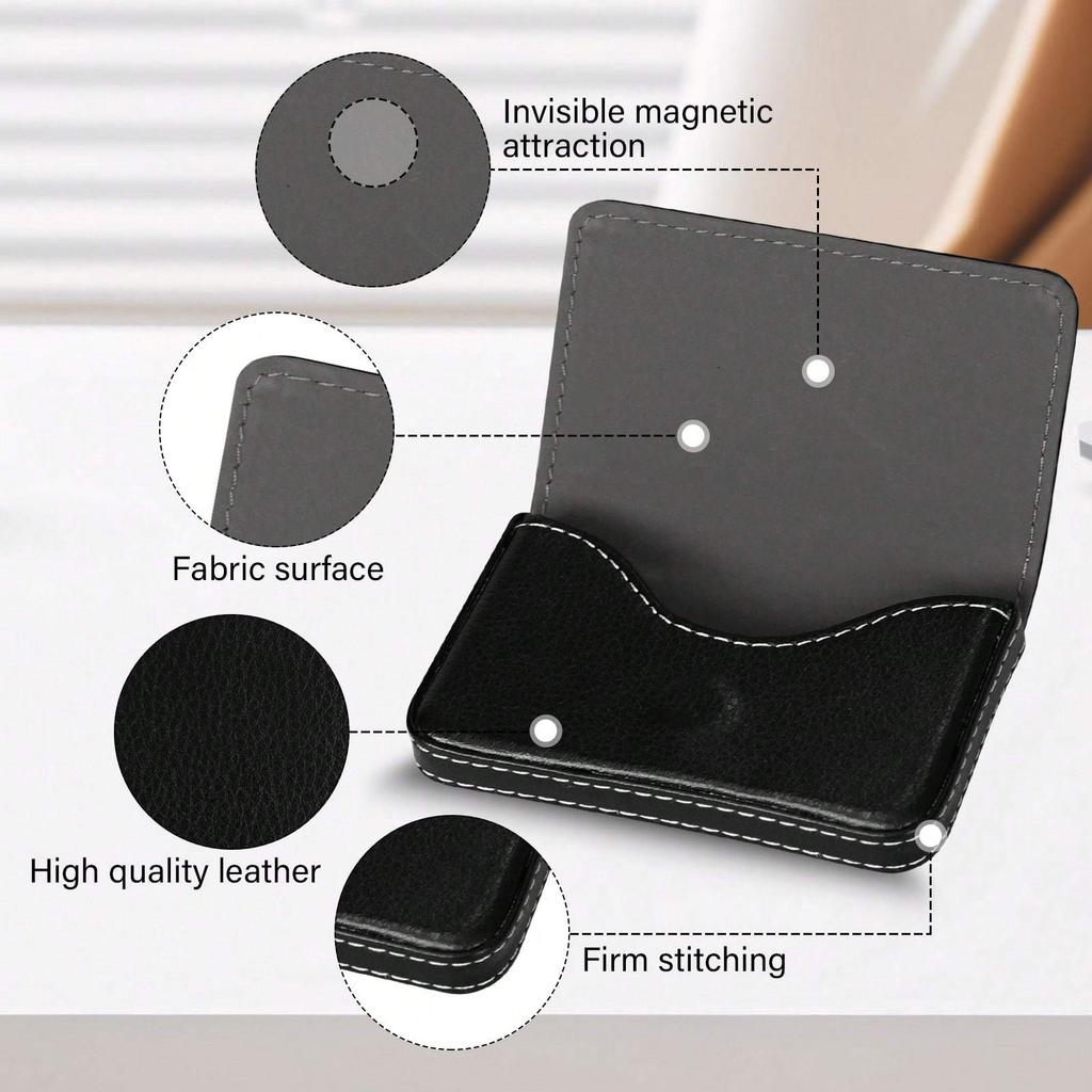 Textured Magnetic Suitable For Carrying Cards Cards ID Cards And Notes Valentine Day Card Holder Card Holder Wallet Business Card