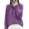 Womens Oversized Knit Hooded Cardigan Sweater Soft Warm Fall Jacket Loose Fit Casual Wear