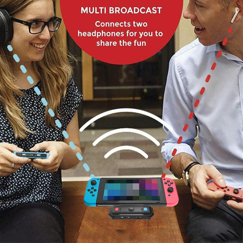 New Adapter Type-C Audio Wireless Transmitter Low Latency Hd Mi TV Base For Nintendo Switch Lite Console Accessories