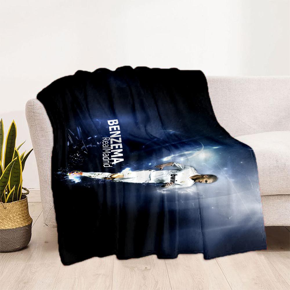 Football Player Action Blanket Soft Warm Cozy Great for Picnics Bed Seaside All-Season Use Warmthful Decor Gift for Travel Home Birthdays