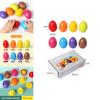 Wooden Educational Toy Twist Egg Shape Matching For Kids Learning And Cognitive Development