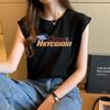 Spring/Summer Sleeveless Women's Round Neck Loose Camisole - Hong Kong Style Sports Vest