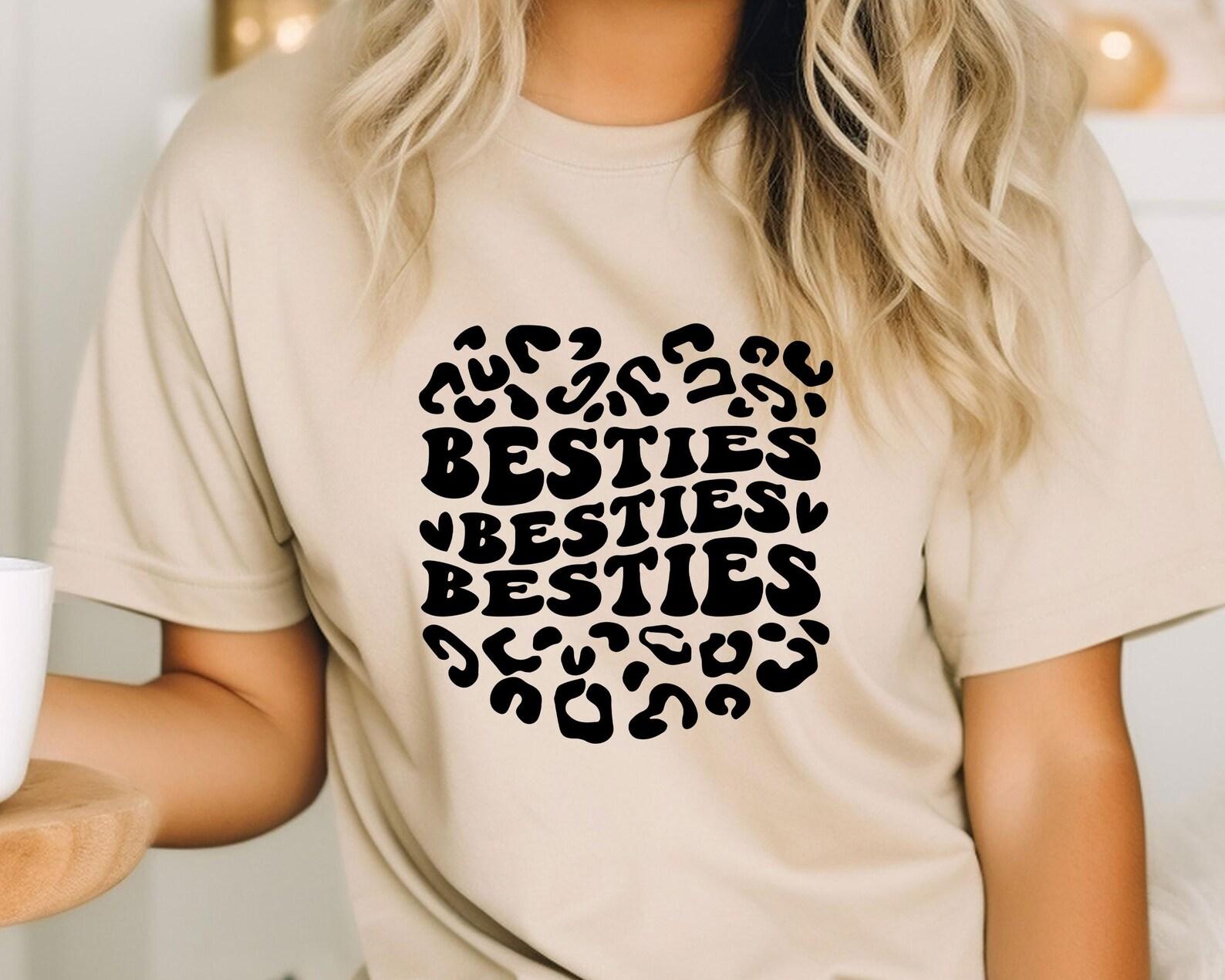 Besties Shirt, Best Friends Tshirt, Best Friend Birthday Gift Tee, Girls Weekend Trip Matching Shirt, Best Friends Shirt, Gift for her L