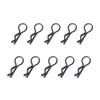 10pcs R-Shaped Metal Body Clips for 1/10 1/8 Model Car Durable Stainless Steel Pins for RCs Model Car Simple Fixing