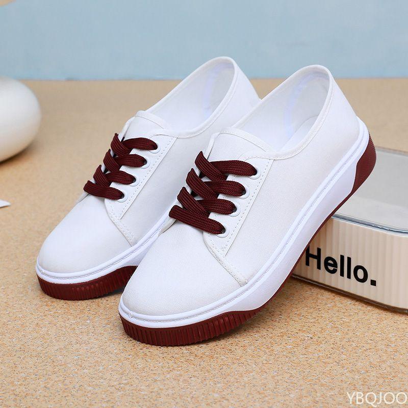 Fashion New Spring Casual Comfortable Canvas Shoes Fashionable Versatile Women's Flats Women's Vulcanized Shoes