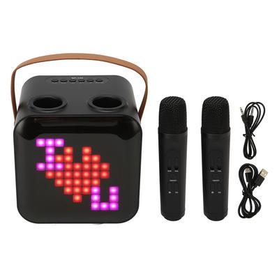 Portable Karaoke Speaker System Karaoke Machine with 2 Wireless Microphones Type C Bluetooth