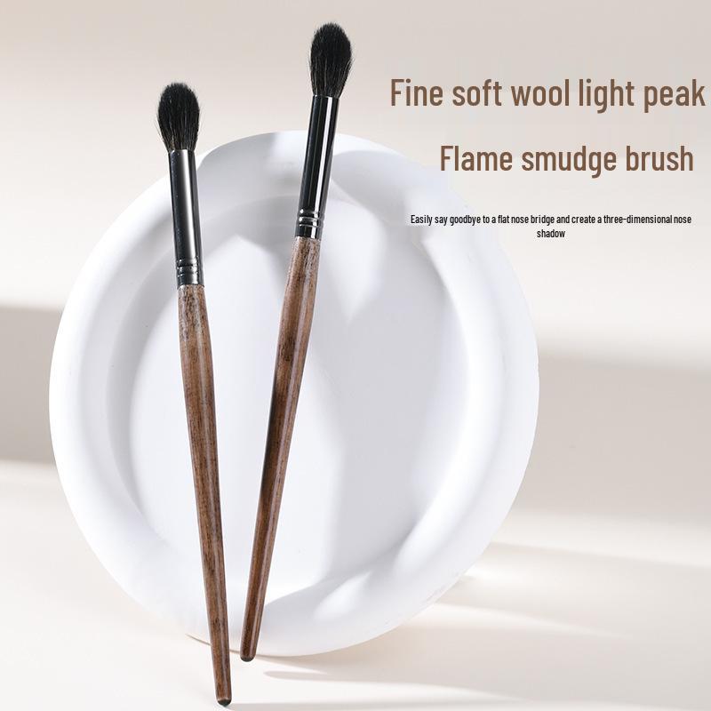 Flame Blending Brush - Fine Soft Bristles for Highlight, Contour, Blush - Single Pack