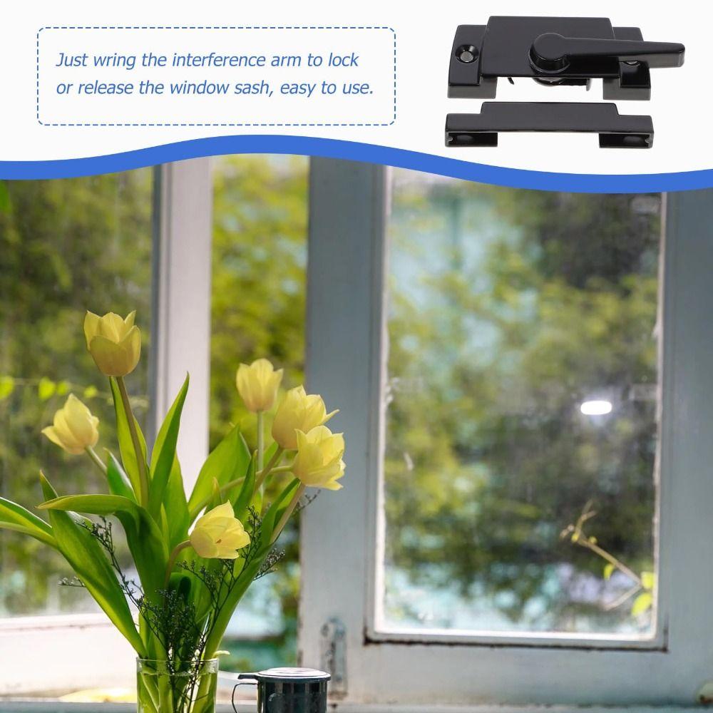 Mounting Base Sliding Window Sash Locks Zinc Zinc Zinc Alloy Cam Lock Security Sash Locks Sliding Windows
