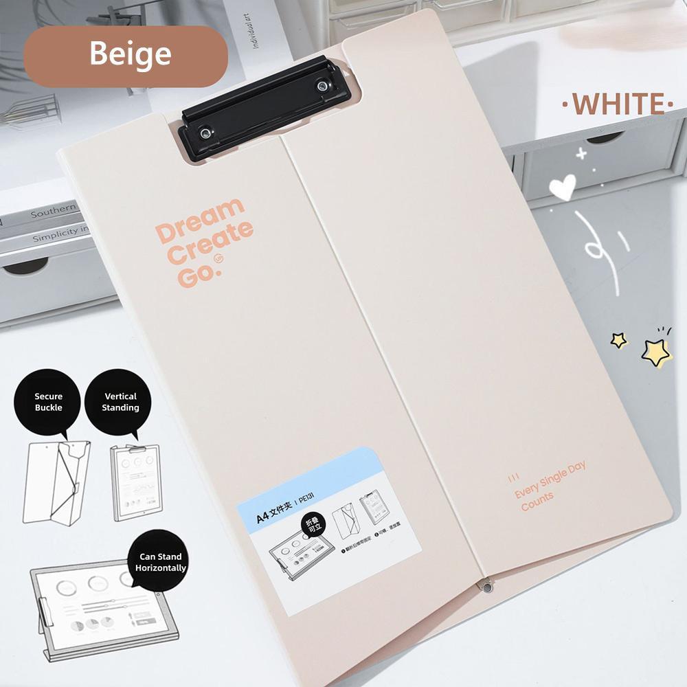 Multifunctional Dual Use A4 File Folder Vertical/Horizontal Use Clipboard Contract Folder Gift