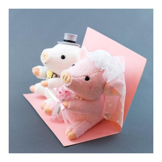 Wedding Set Pig Stuffed Toy 23504