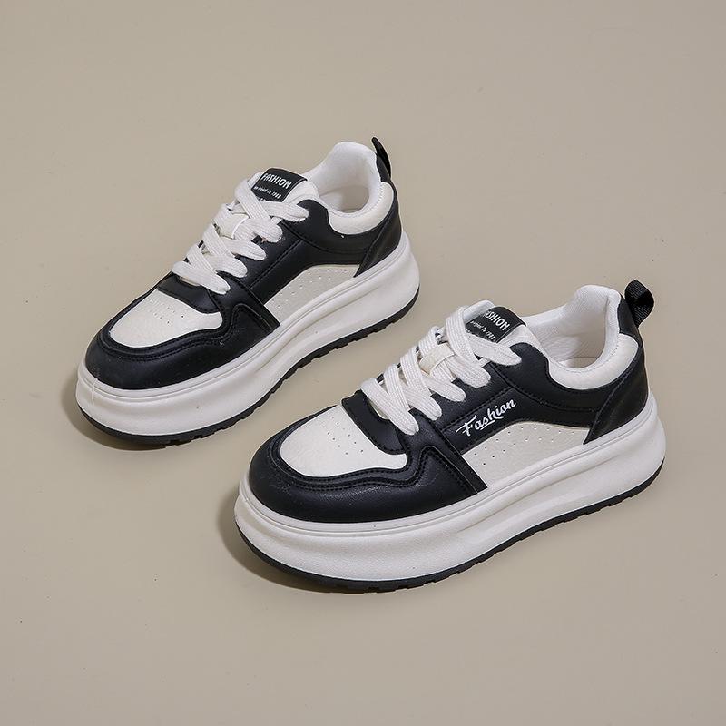 Autumn New Breathable Little White Shoes Female Students Platform Versatile Casual Sports Board Shoes