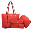 Women's Fashion Handbag Set 4 Pcs Vintage Elegant Tote Shoulder Crossbody Bag Large Capacity Purse