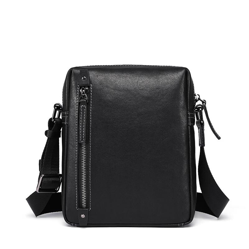 SCHWARZETIENNE Men s Genuine Leather Crossbody Bag