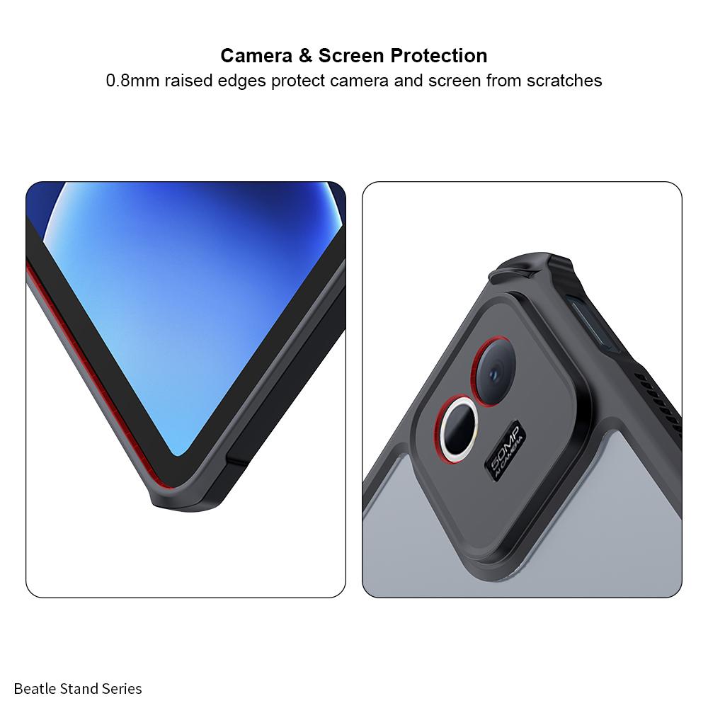 XUNDD Tablet Case For Xiaomi Pad 8 / 8 Pro Leather Kickstand TPU + PC Airbag Protection Tablet Cover