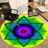1pc Mandala, Lotus Chair Carpet for Office, Non-slip, Soft and Durable Office Rug, Perfect for Office Yy260127117