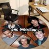 1pc ONE DIRECTION Chair Carpet for Office Non Slip, Lightweight, Machine Washable Rug for Office, Sleeping, Room Holiday Decor