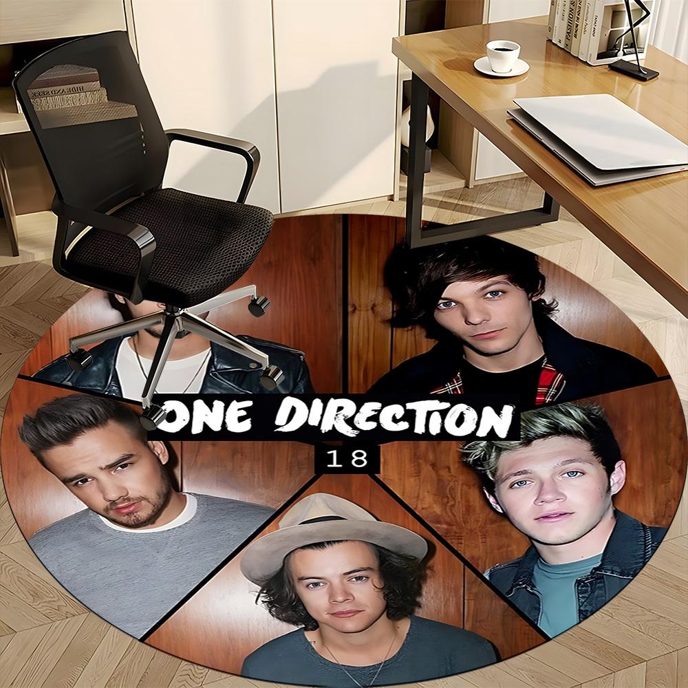 1pc ONE DIRECTION Chair Carpet for Office Non Slip, Lightweight, Machine Washable Rug for Office, Sleeping, Room Holiday Decor