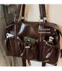 Grenzüberschreitende Plissee-Tragetasche: Modische vielseitige Umhänge- & Crossbody-Tasche im College-Stil