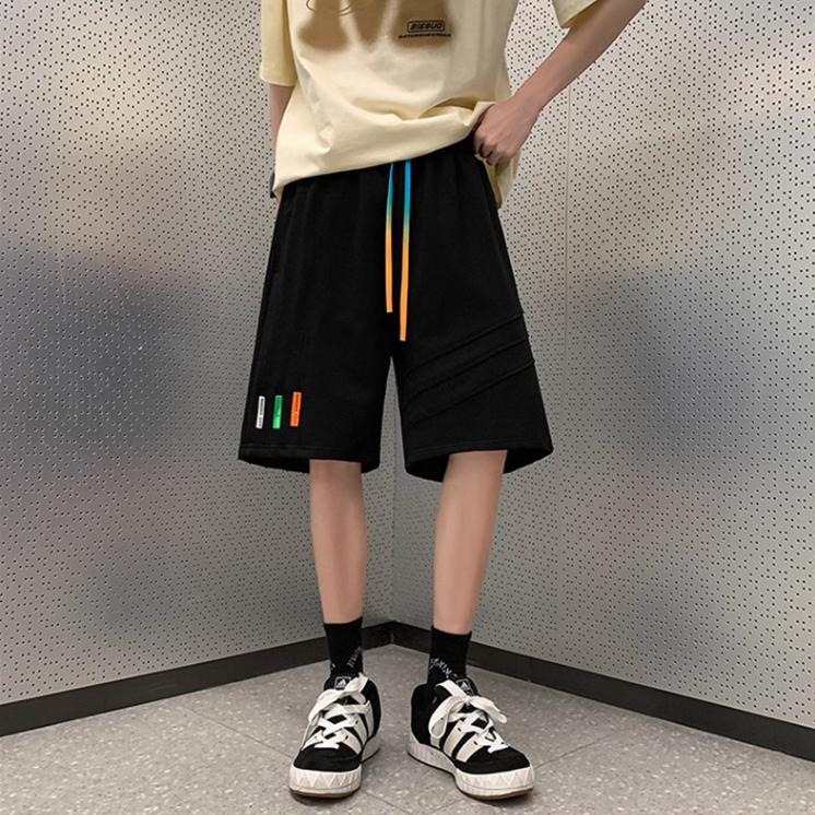 Basketball Sport Shorts Stylish Loose Straight Wide-Leg Versatile Five-Point Casual Pants