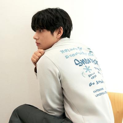 SNOWPEAK Doodle Graphic Sweatshirt Ice Gray (S26SMFHT52)
