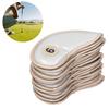 10Pcs   Iron Head Covers Sleeve Number  ive PU Waterproof  ing Accessory