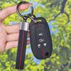 Durable Honeycomb Silicone Key Skin With Keychain For 2015 2016 2017 Ford Fusion F150 F-150 Folding Remote Car Key