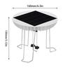 Solar for Bird Bath 3.7V 1500mAh Backup Lithium Battery Bird Bath Fish Tank Water Stirrer 5V 2W Solar Panel Brushless