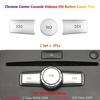 3x For Mercedes Benz C GLK W204 X204 Car Center Console Volume Switch Cover Trim