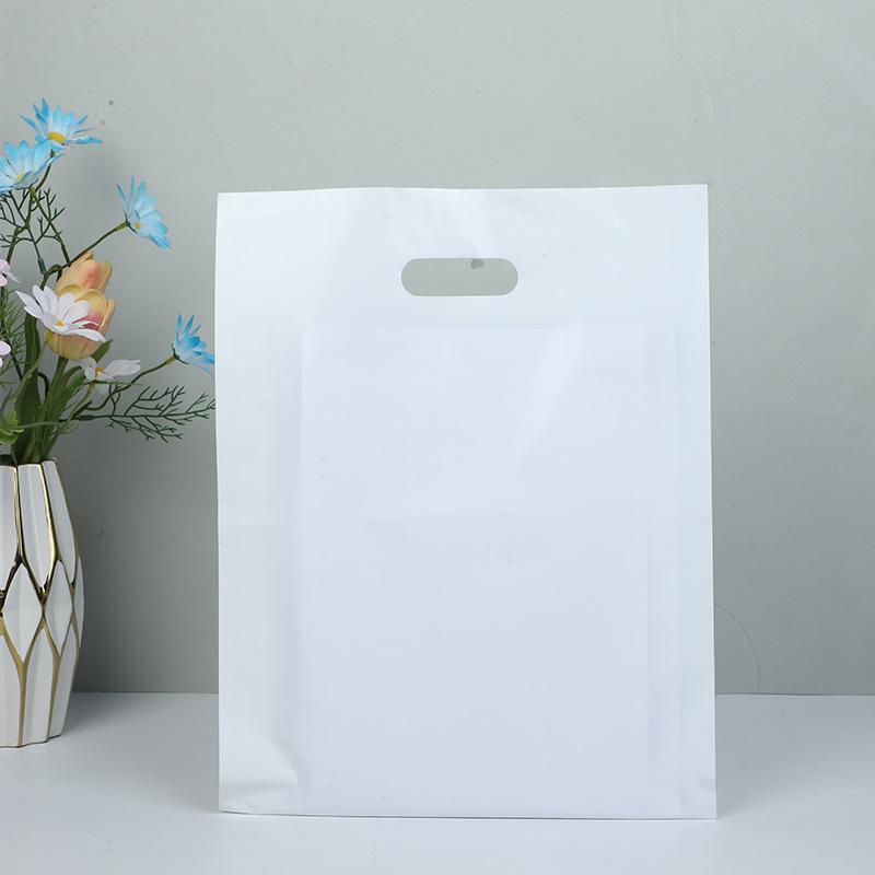 Double-layer Thickened Gift Tote Bag Flat Mouth Four Finger Plastic Pouch Clothing Cosmetics Accessories Shopping Packag Bags Multi-scenario Applicat