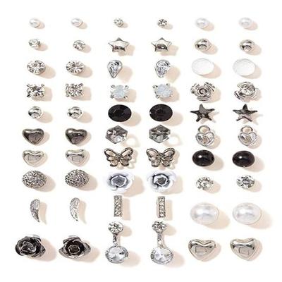30 Pairs Earrings Combo Set Latest Stylish Crystal Pearl Earrings for Women and Girls Valentine Gift for Girlfriend