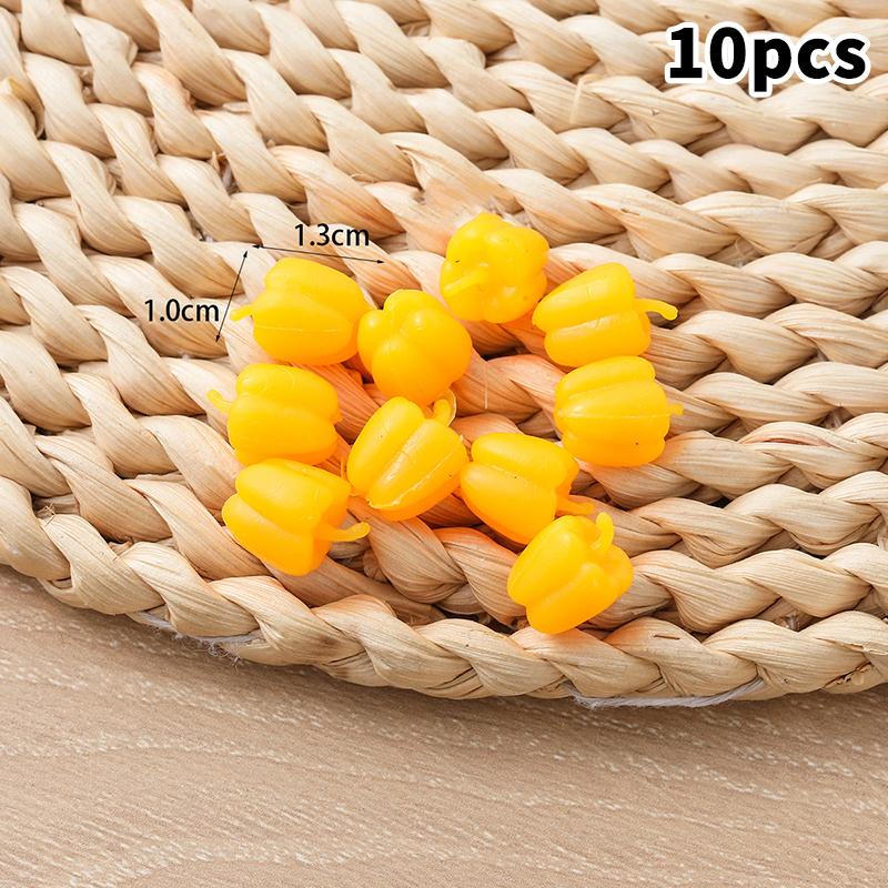 10Pcs Mini Artificial Vegetables Chili Cabbage Edamame Cucumber And So On Home Kitchen Decoration Holiday Gift