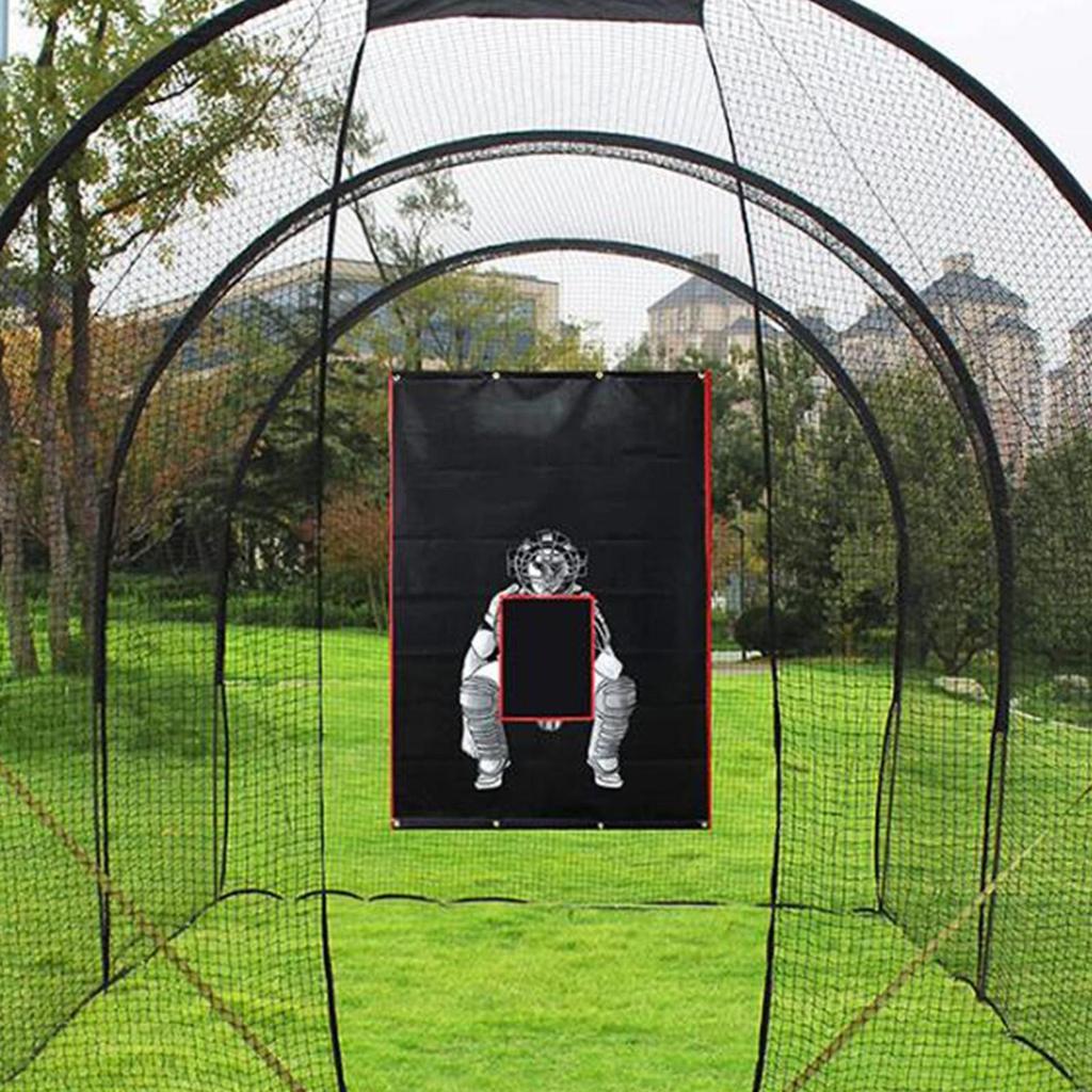 Batting Cage Backstop Mat Heavy Duty Baseball for Park Softball 183cmx122cm