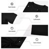 Men's Casual Lightweight Ribbed Henley Shirt Short Sleeve Buttoned Neck Slim Fit Soft Breathable Fabric Summer Top
