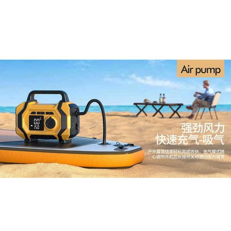 All In One Car Emergency Jump Starter Large Capacity Power Supply with Air Inflator & Dust Blower Portable 12V Car Battery Jumper Pack