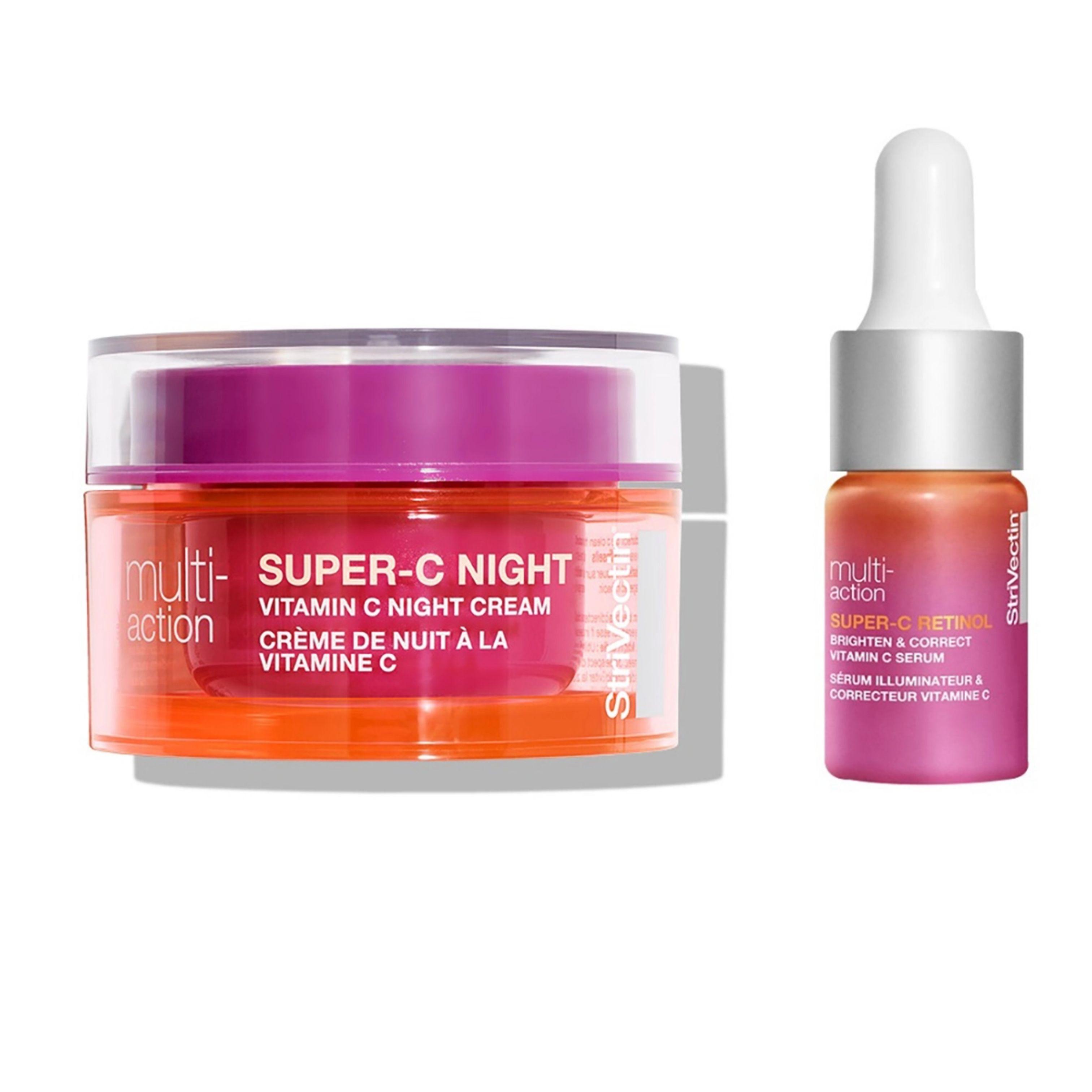 Strivectin Super-C Night Vitamin C Cream 50ml + Serum 7ml